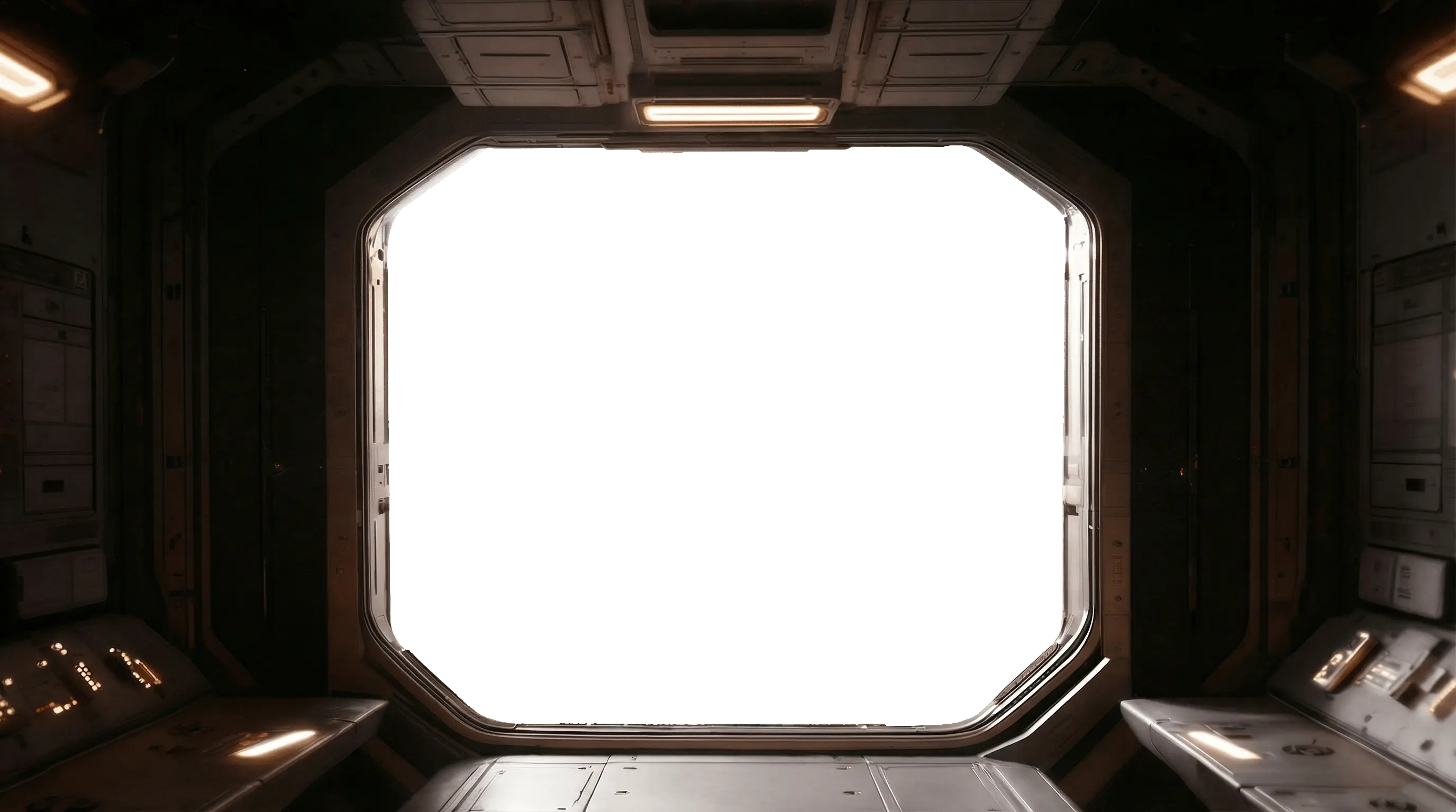 Spacecraft interior window